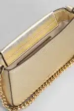 Bags MICHAEL KORS SMALL PALE GOLD CONVERTIBLE CROSSBODY POUCHETTE