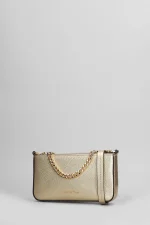 Bags MICHAEL KORS SMALL PALE GOLD CONVERTIBLE CROSSBODY POUCHETTE