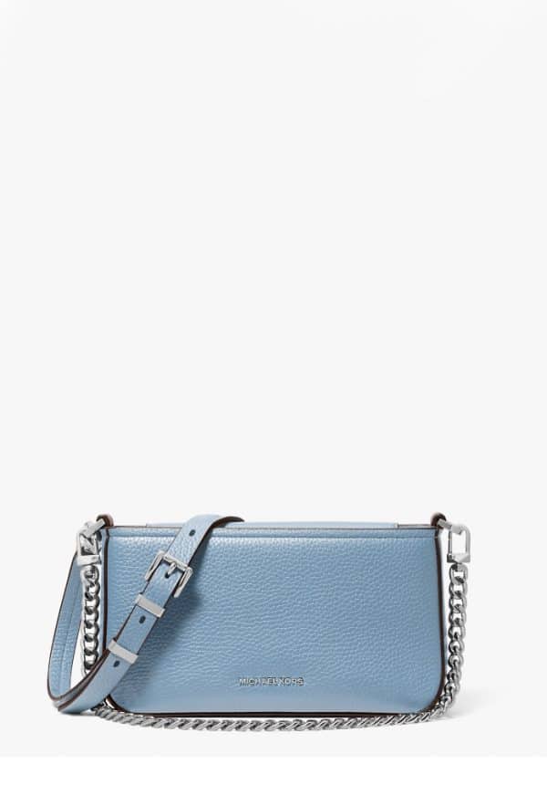 Sales MICHAEL KORS BRYANT SMALL PEBBLED LEATHER CONVERTIBLE POCHETTE