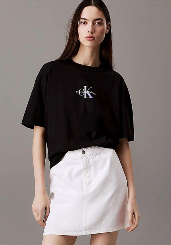 Clothes CALVIN KLEIN JEANS BOYFRIEND MONOGRAM T-SHIRT