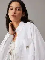Clothes CALVIN KLEIN JEANS RELAXED COTTON POPLIN SHIRT