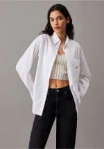Clothes CALVIN KLEIN JEANS RELAXED COTTON POPLIN SHIRT