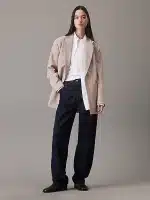 New Collection CALVIN KLEIN JEANS RELAXED DOUBLE BREASTED BLAZER