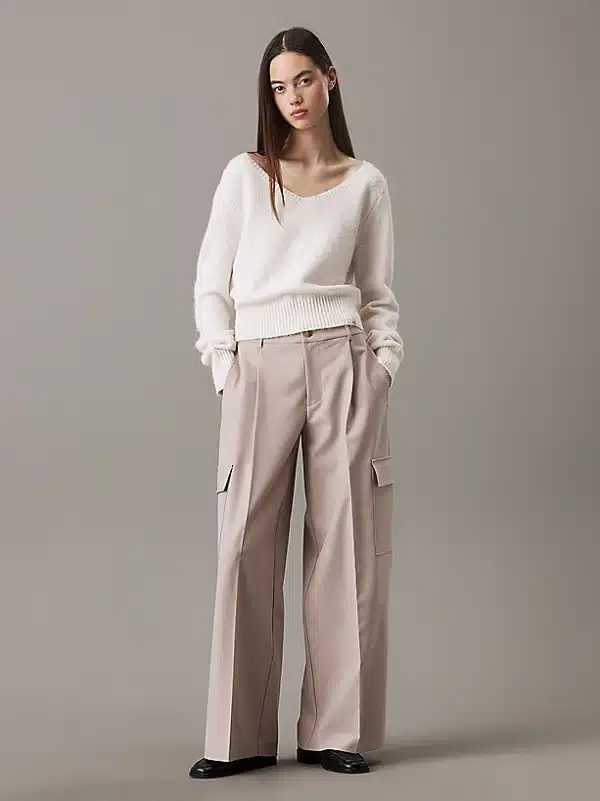 Clothes CALVIN KLEIN JEANS RELAXED TAILORED CARGO TROUSERS