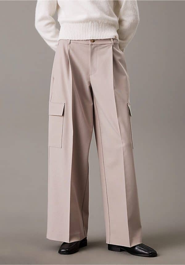 Clothes CALVIN KLEIN JEANS RELAXED TAILORED CARGO TROUSERS