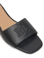 Flats LAUREN RALPH LAUREN EVERLEY CALFSKIN SLIDE
