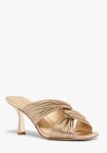 Sales ICHAEL KORS ALESSIA METALLIC MULE SANDAL