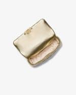 Bags MICHAEL KORS TRIBECA SMALL QUILTED METALLIC LEATHER SHOULDER BAG