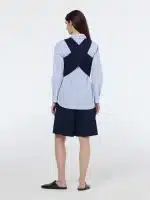 Clothes SCOTCH & SODA CROSS BACK GABARDINE TWILL WAISTCOAT