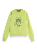 Clothes SCOTCH & SODA CHEST ARTWORK REGULAR SWEATSHIRT