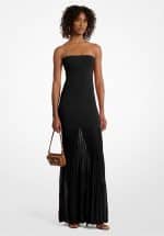 Clothing MICHAEL KORS STRAPLESS SHEER DRESS IN STRETCH MESH