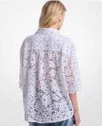 Sales MICHAEL KORS FLORAL LACE SHIRT WITH STUDS