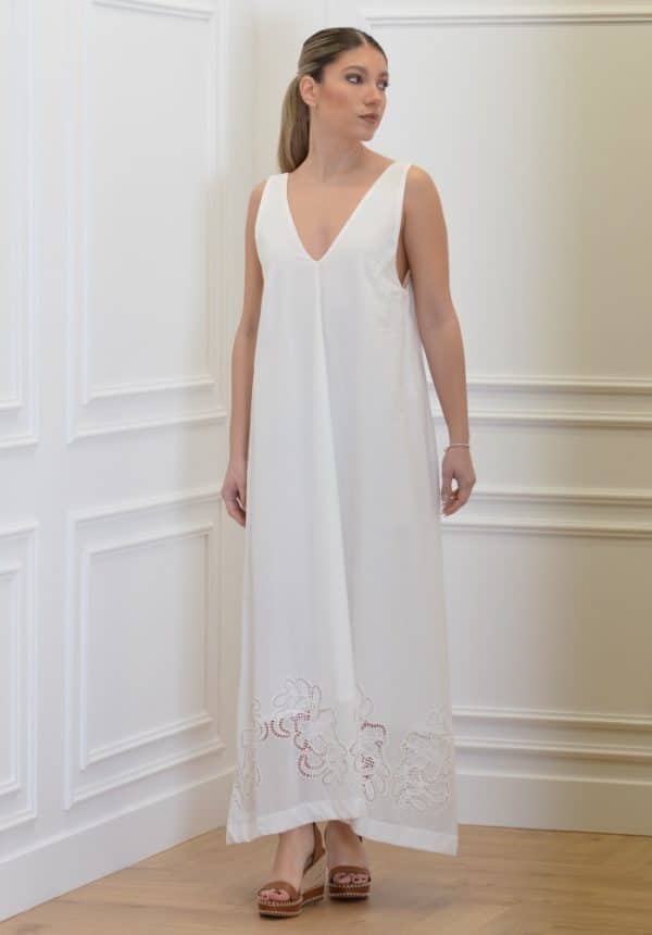 Sales CKONTOVA LACE BORDER DRESS