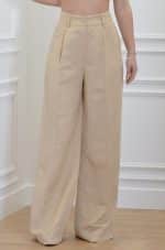 Clothes CKONTOVA BEIGE LINEN SET