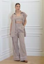 Sales CKONTOVA BEIGE STRIPED SET