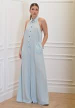 Clothing CKONTOVA LIGHT BLUE DENIM JUMPSUIT