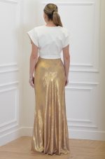 Sales CKONTOVA LUREX LONG SKIRT GOLD