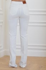 Sales ELISABETTA FRANCHI COTTON TROUSERS WITH JEWELLED BOWS