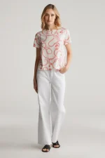 Clothes GANT REG SAILING PRINT SS T-SHIRT