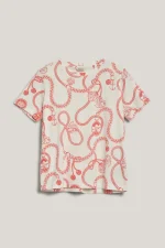 Clothes GANT REG SAILING PRINT SS T-SHIRT