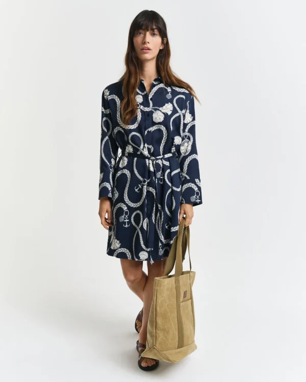 Clothes GANT SAILING PRINT SHIRT DRESS