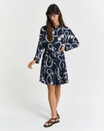 Clothes GANT SAILING PRINT SHIRT DRESS