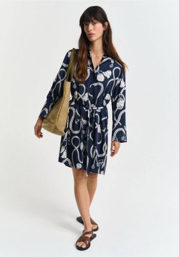 Clothes GANT SAILING PRINT SHIRT DRESS