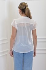 Clothes INNOCENT ECRU SEMI SHEER SHIRT