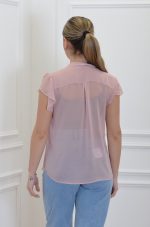 Clothes INNOCENT PINK SEMI SHEER TOP