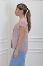 Clothes INNOCENT PINK SEMI SHEER TOP