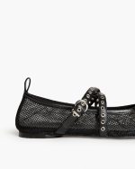 Flats CORINA MARY JANE STYLE FLATS IN SHEER MESH