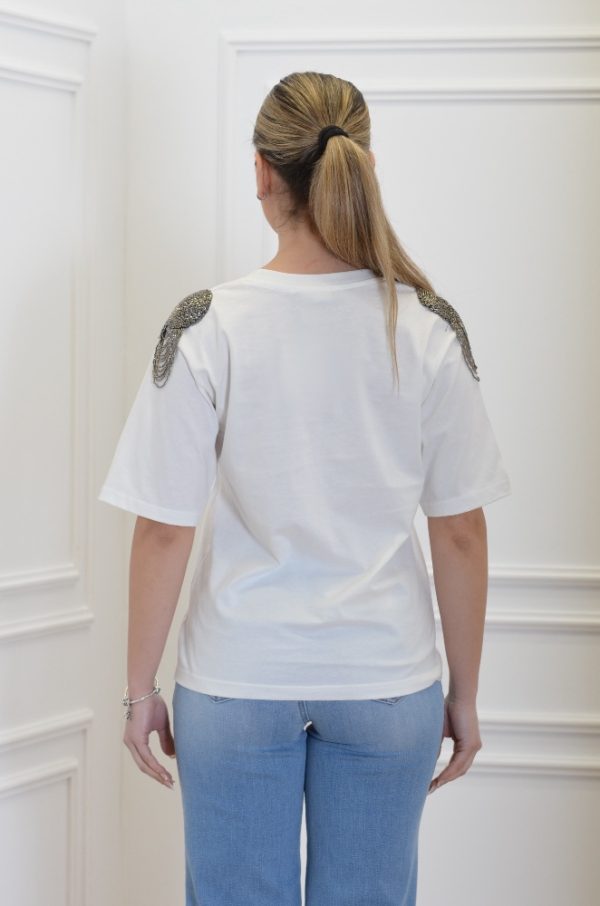 Clothes VICOLO DETAILED SHOULDERS T-SHIRT