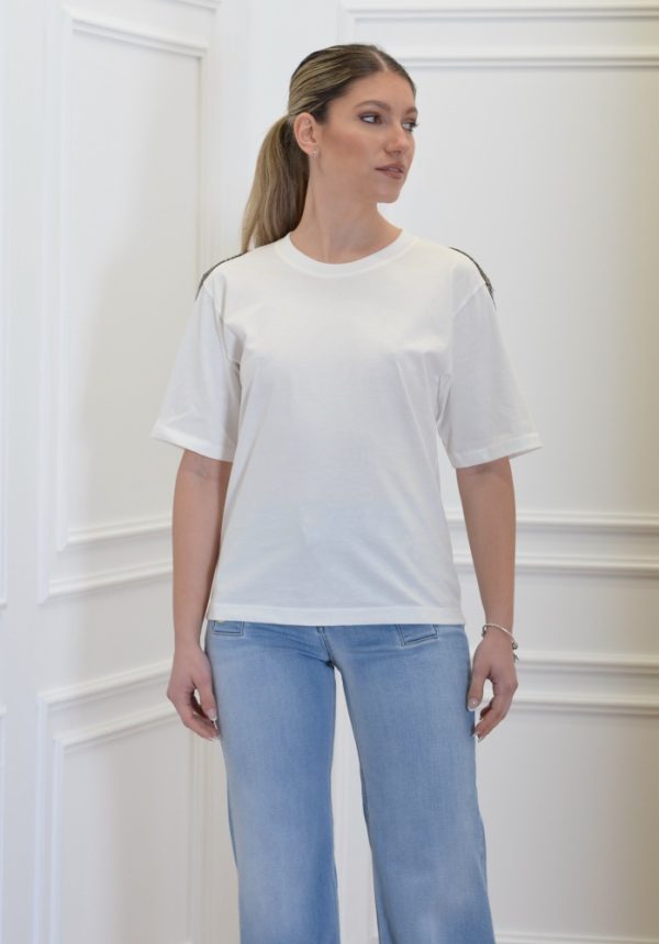 Clothes VICOLO DETAILED SHOULDERS T-SHIRT