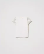 Sales TWINSET REGULAR FIT T-SHIRT WITH LACE