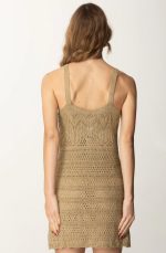 New Collection TWINSET GOLDEN LUREX DRESS
