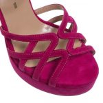 Sales MOURTZI FUXIA SUEDE SANDALS