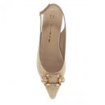Sales MOURTZI BEIGE STRAW BALLERINAS