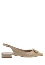Sales MOURTZI BEIGE STRAW BALLERINAS