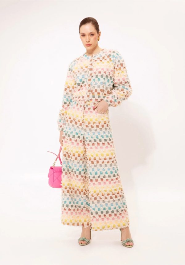 New Collection WE ARE PATCHWORK CROPPED JACKET