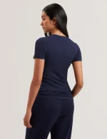 Sales TED BAKER CARNELA EMBROIDERED LOGO SHORT SLEEVE TEE