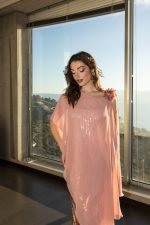 Clothes OPEN FASHION MIDI DRESS WITH FLOWER TUNIC