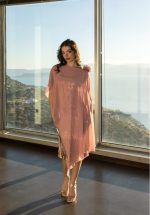 Clothes OPEN FASHION MIDI DRESS WITH FLOWER TUNIC