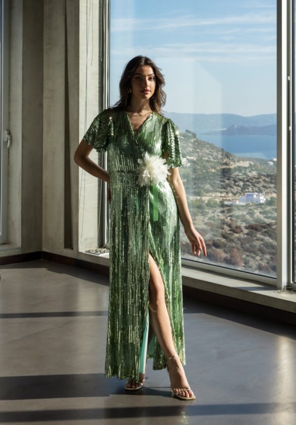 Clothes OPEN FASHION KIMONO STYLE MAXI DRESS