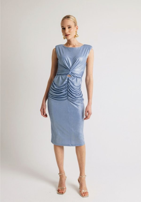 Clothes OPEN FASHION CUT OUT MIDI DRESS