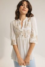 Clothes OPEN FASHION EMBROIDERED BLOUSE