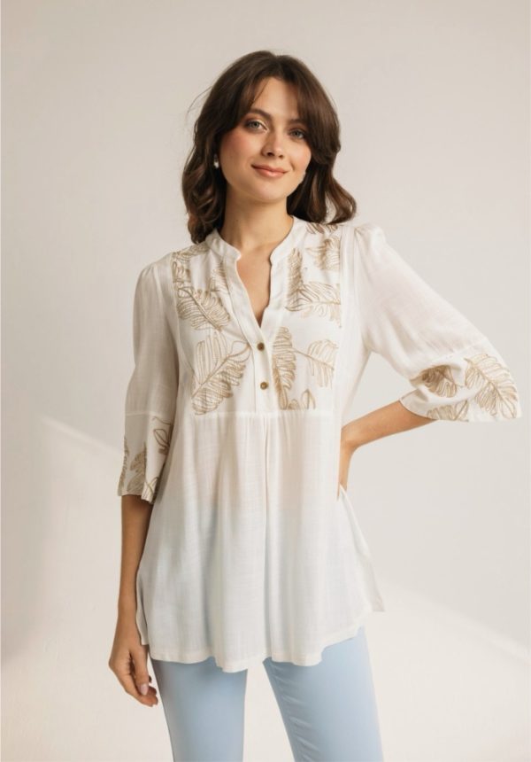 Clothes OPEN FASHION EMBROIDERED BLOUSE