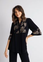 Clothes OPEN FASHION EMBROIDERED BLOUSE