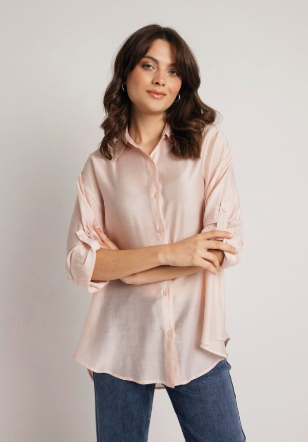 Clothes OPEN FASHION PINK SHIRT