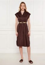 New Collection TWINSET MIDI DRESS IN POPLIN WITH BELT