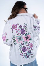 New collection AYIOS WHITE FLOWER JACKET